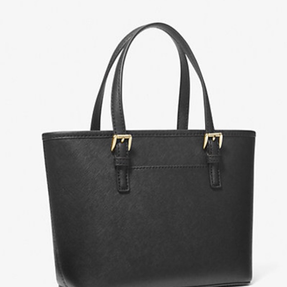 Michael Kors Jet Set Travel Extra-Small Saffiano Leather Top-Zip Tote Bag New - Picture 3 of 7